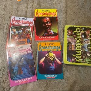 Goosebumps set of 4 with tin